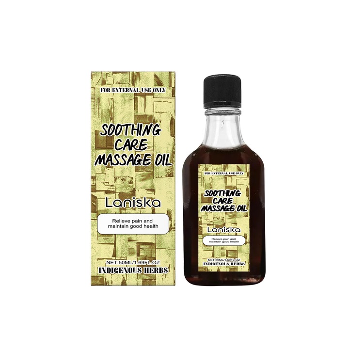 Ulei de masaj pentru dureri, Laniska, ingrediente din plante