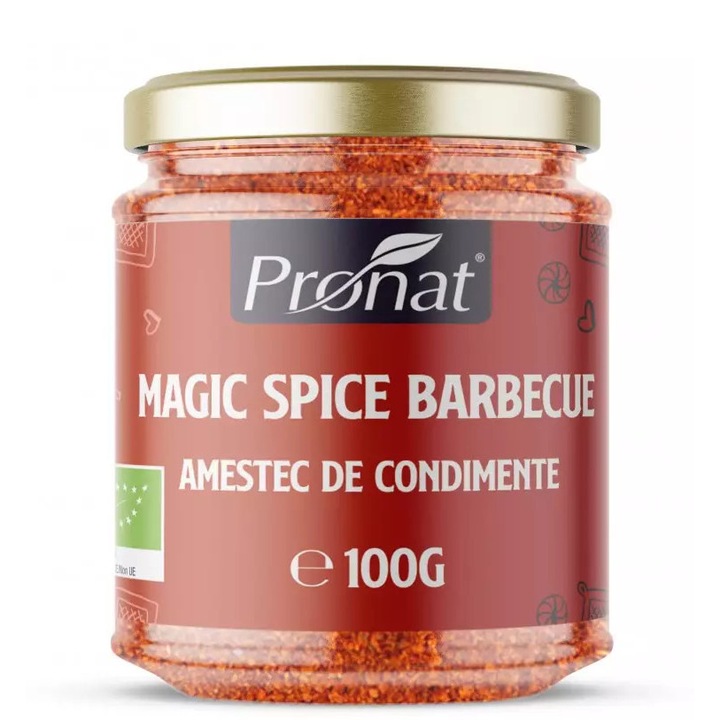 Magic Spice Barbeque, Amestec de condimente bio, 100g Pronat
