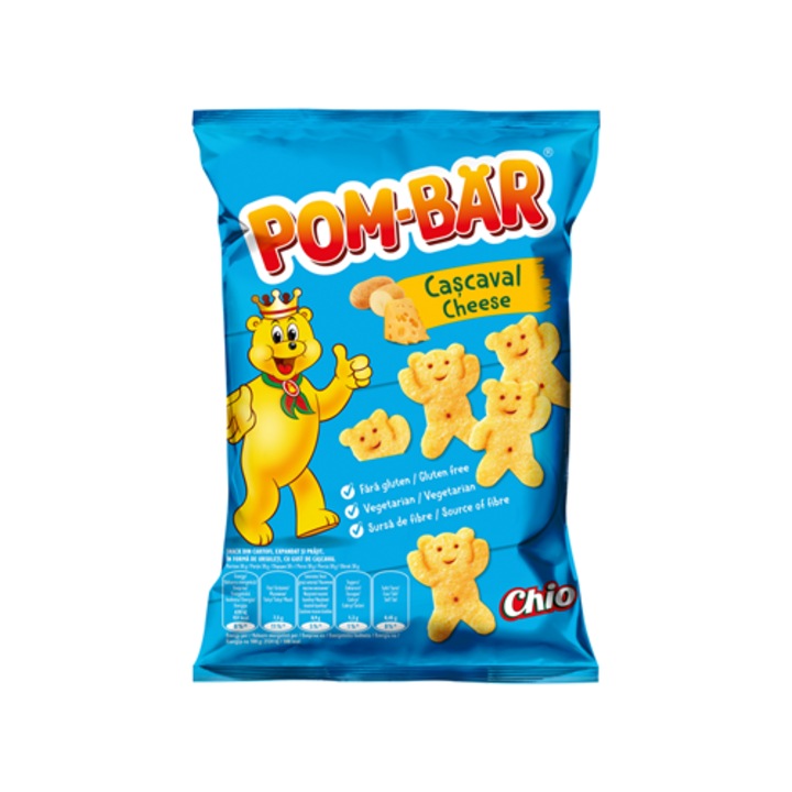 POM-BÄR snack cu gust de cascaval 6 x 18 g