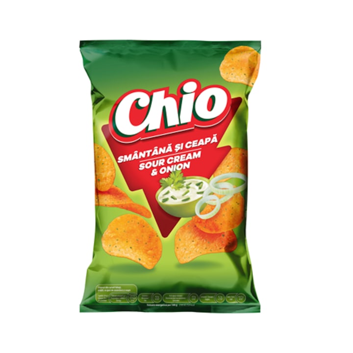 CHIO chips smantana & ceapa 6 x 60 g
