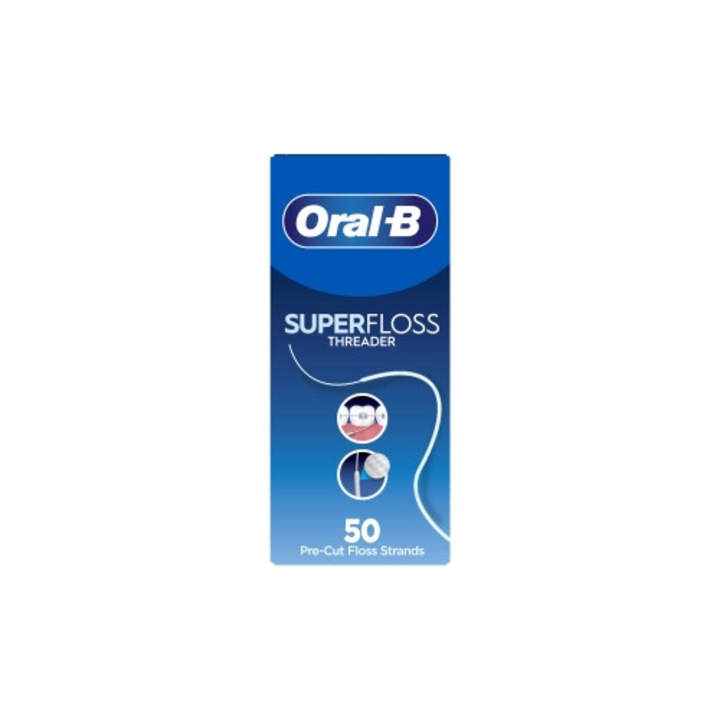Fogselyem, Oral B, Super Flos 50M, fehér