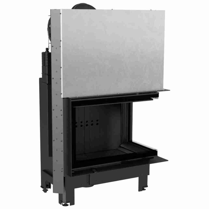 Semineu Kratki MBA 18-21 kw sticla dreapta + deschidere verticala - samota neagra