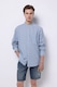 COLIN'S, Camasa relaxed-fit din bumbac si in, Albastru pastel