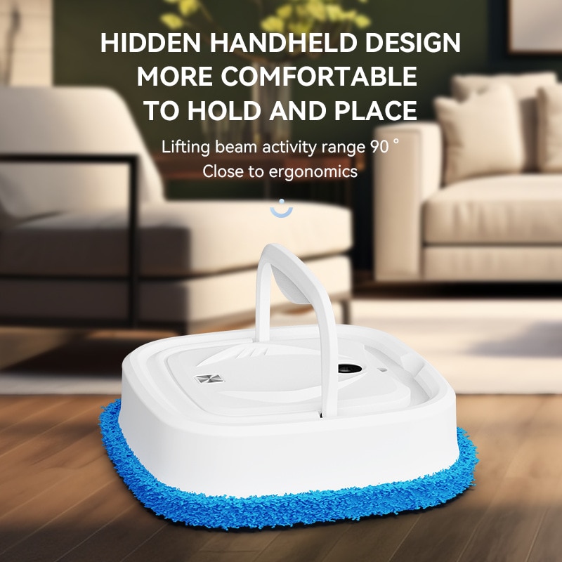 Aspirator robot umed si uscat, 1200mAh, 2 mopuri incluse