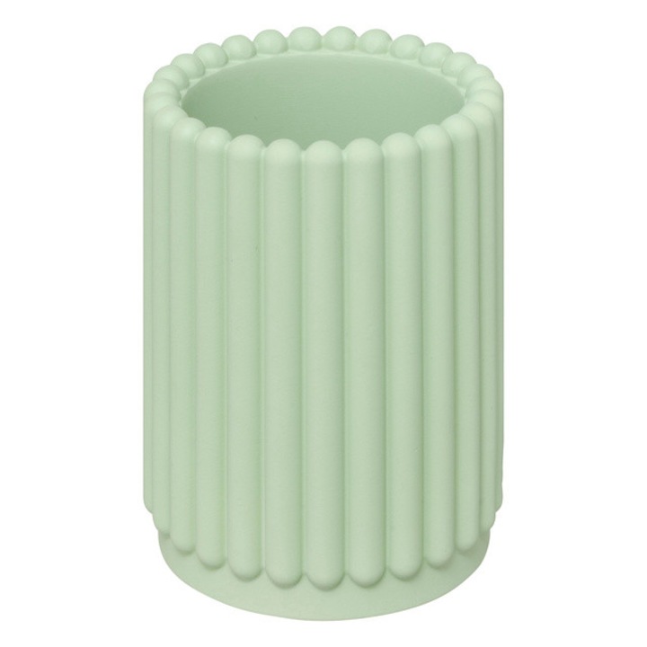 Pahar pentru periute de dinti BONBON, Ø 7, 5 cm - verde