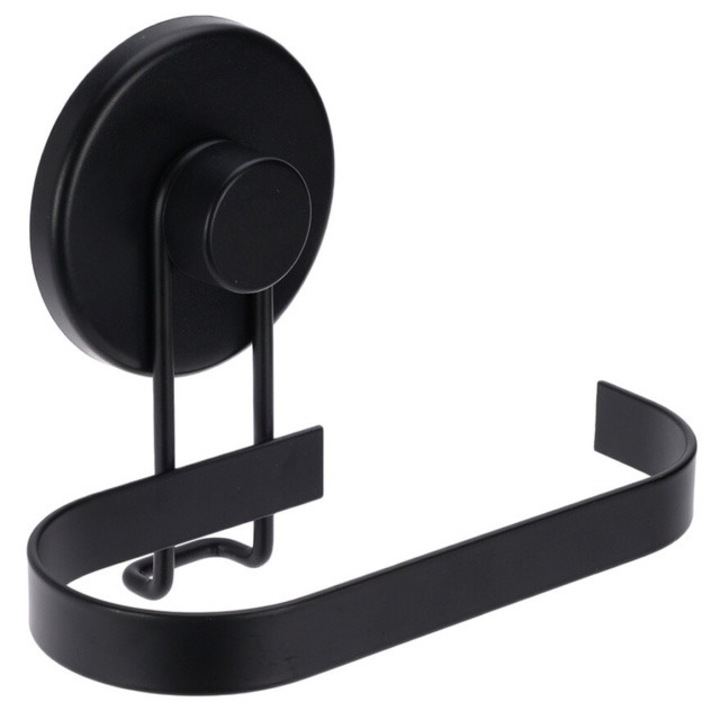 Suport pentru hartie igienica cu ventuza, 14 x 11 x 14, 5 cm