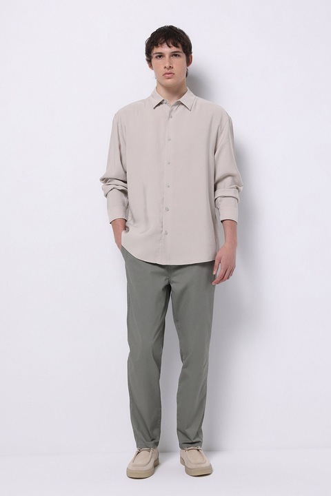 COLIN'S, Pantaloni lungi din amestec de bumbac, Kaki, S