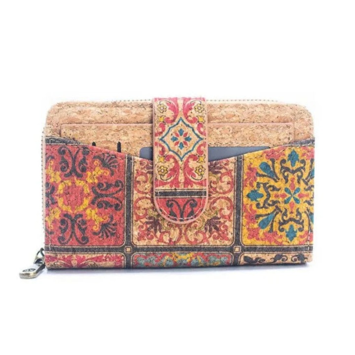 Portofel din pluta cu portcard detasabil (Model: 3)