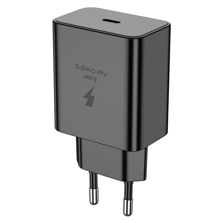 Gyorstöltő 45W-os C típusú töltő, kompatibilis Samsung, Xiaomi, iPhone és Motorola készülékekkel