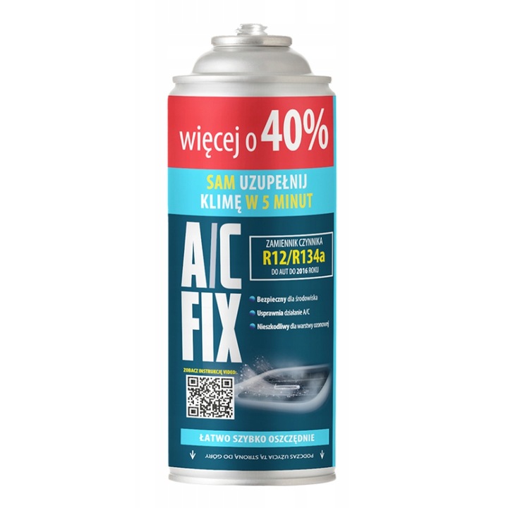 A/C Fix agent de racire auto R134A, eficient 35%, 235g