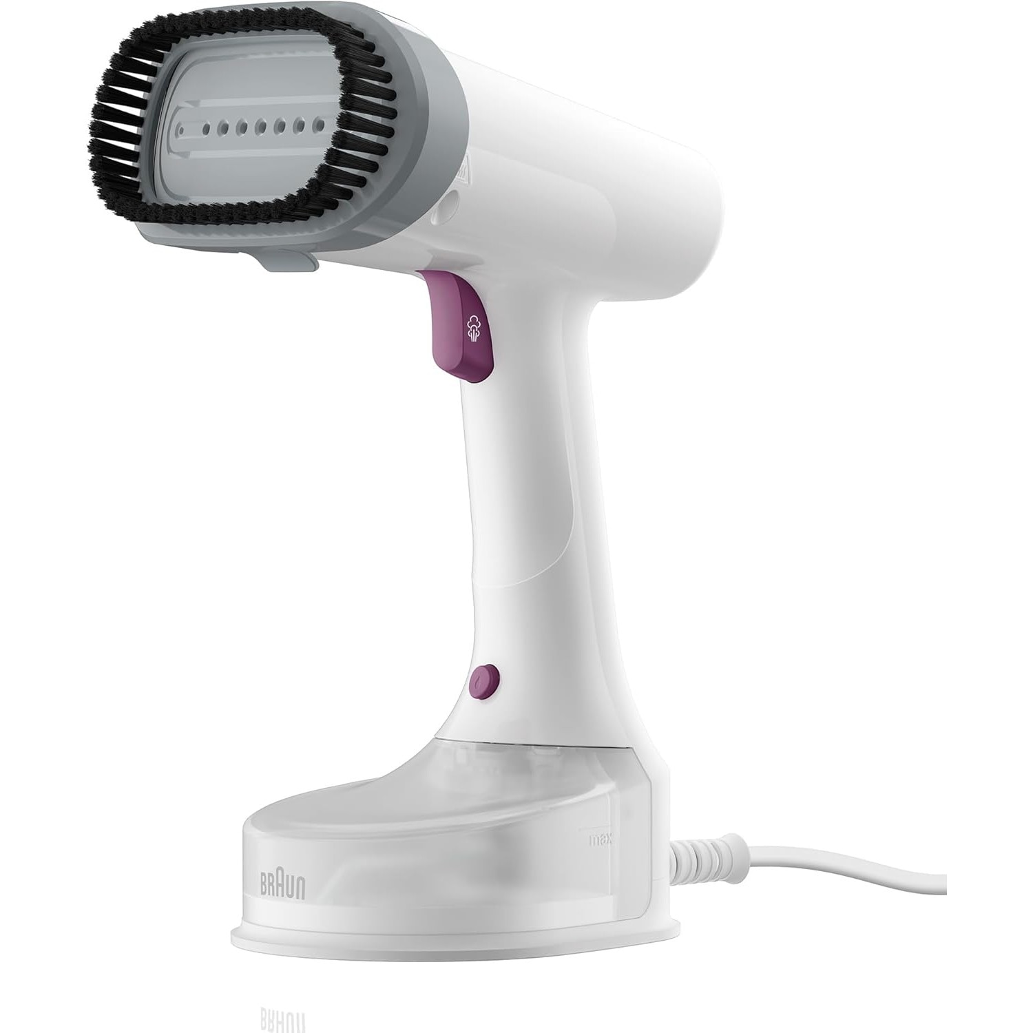 Aparat de calcat cu abur Braun QuickStyle 5, 1200 W, 150 ml, Tehnologie Dual FreeGlide 3D, Alb