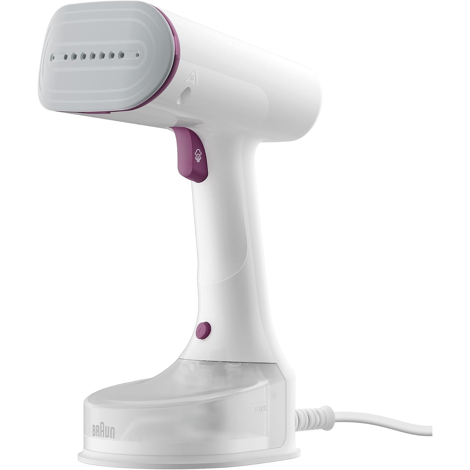 Aparat de calcat cu abur Braun QuickStyle 5, 1200 W, 150 ml, Tehnologie Dual FreeGlide 3D, Alb