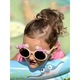 Ochelari de Soare pentru Copii Mixbo, Marime Universala, Nude cu Fundite Lila, Plastic