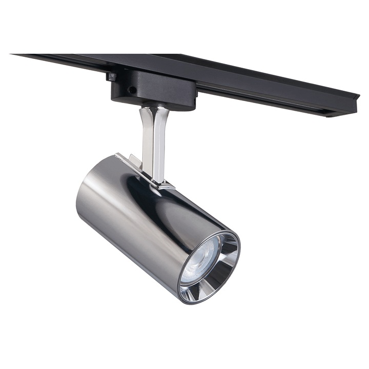 Spot pe sina GU10 LED Steka Ductus, Crom