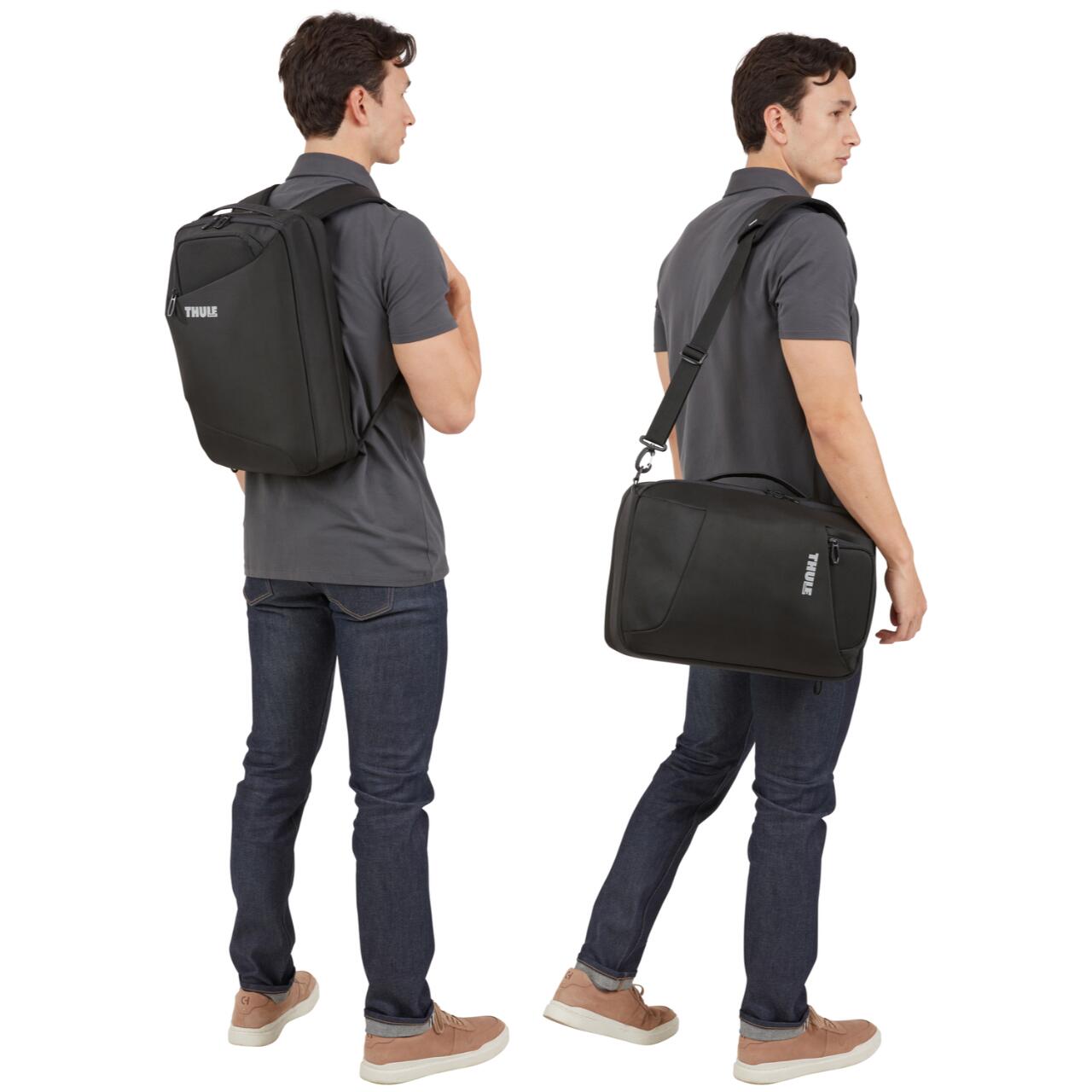 Geanta laptop Thule Accent Convertible Backpack de 17L, Negru