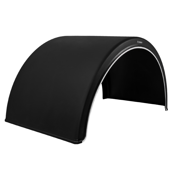 Aripa Pentru Remorca, Domar, Dk1670, Material: Polipropilen (Pp), Rezistenta La Conditii Meteorologice, Potrivita Pentru Reciclare, 1280 x 650 x 600 mm, Negru