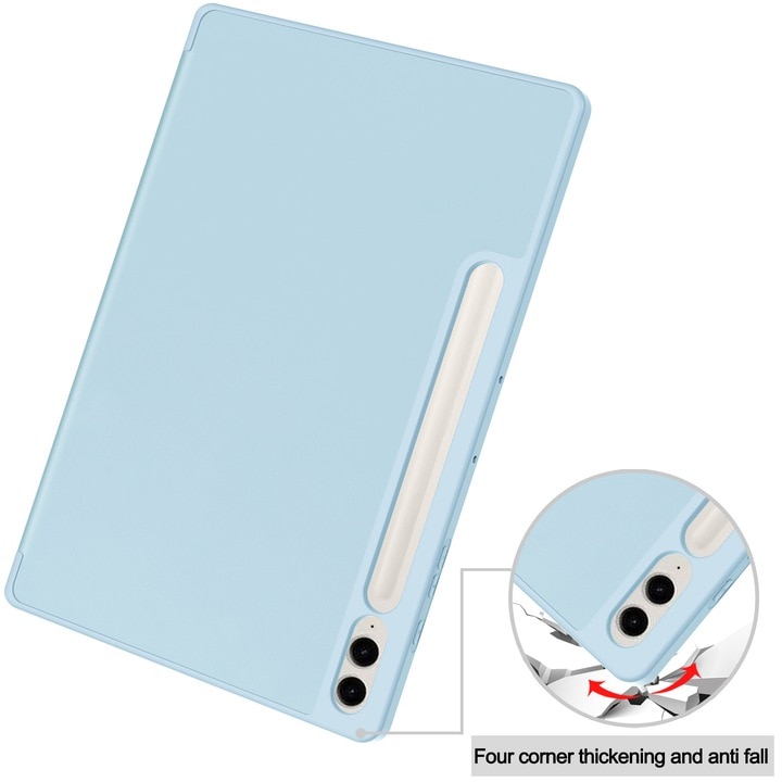 Husa tableta pentru Samsung Galaxy Tab S9/S9 FE 11”cu suport 2 Unghiuri si functie Sleep/Wake, VIENOD® - Ice Blue