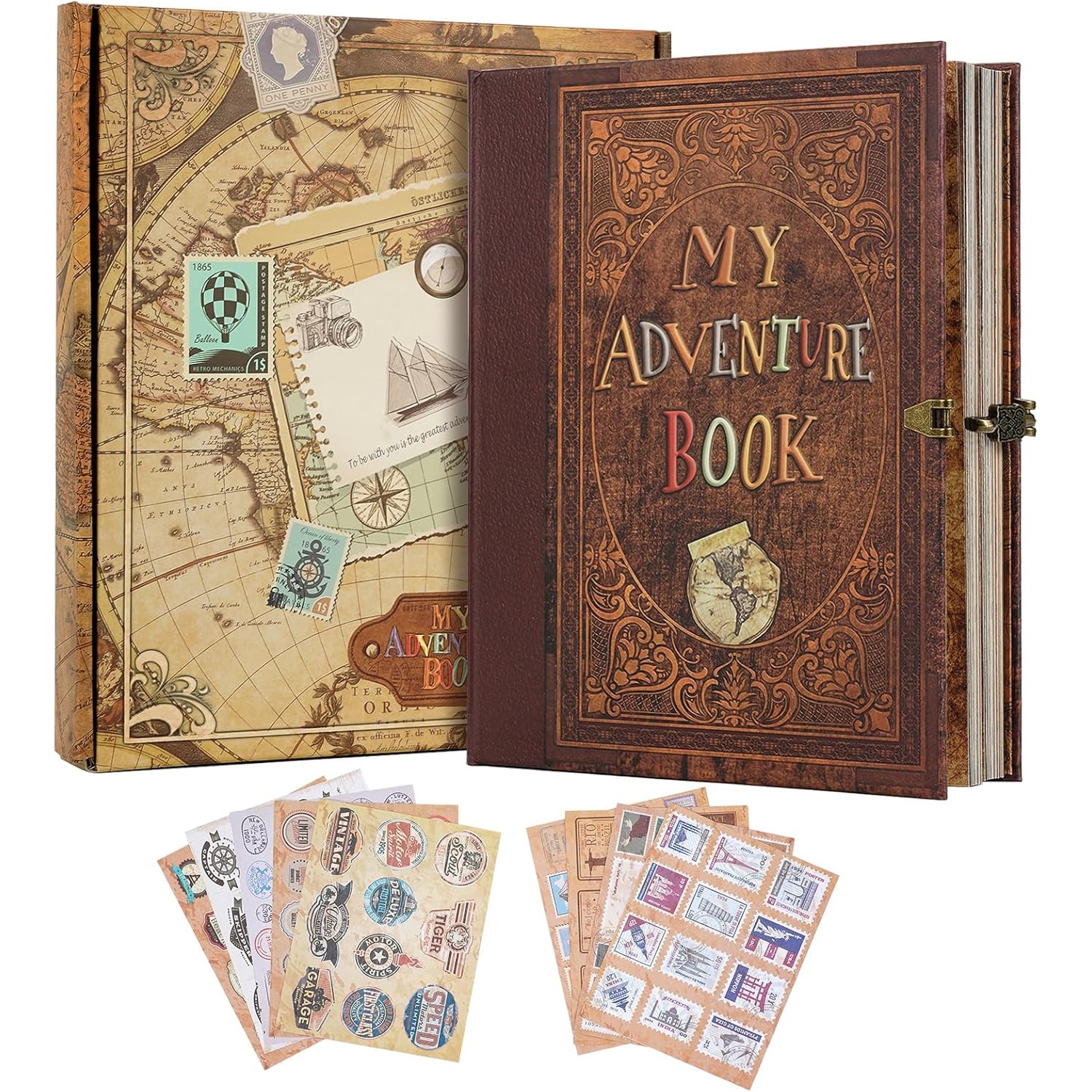 B.A.P 1ST ADVENTURE DVD ＋ PHOTOBOOK 未開封 Album foto My Adventure Book, 124 pagini, stil retro, 23x18x2cm