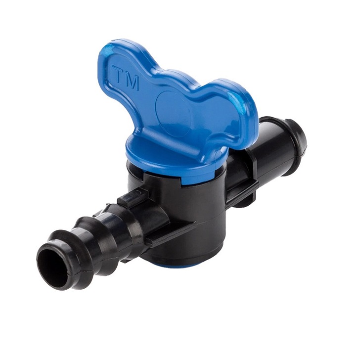 Кран за капкова тръба, С редуктор, Пластмасов, № 7639, 20 x 20 мм