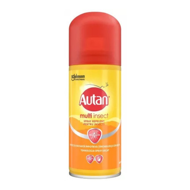 Spray Autan Multi-Insect, cu efect impotriva tantarilor, mustelor si capuselor, 100ml