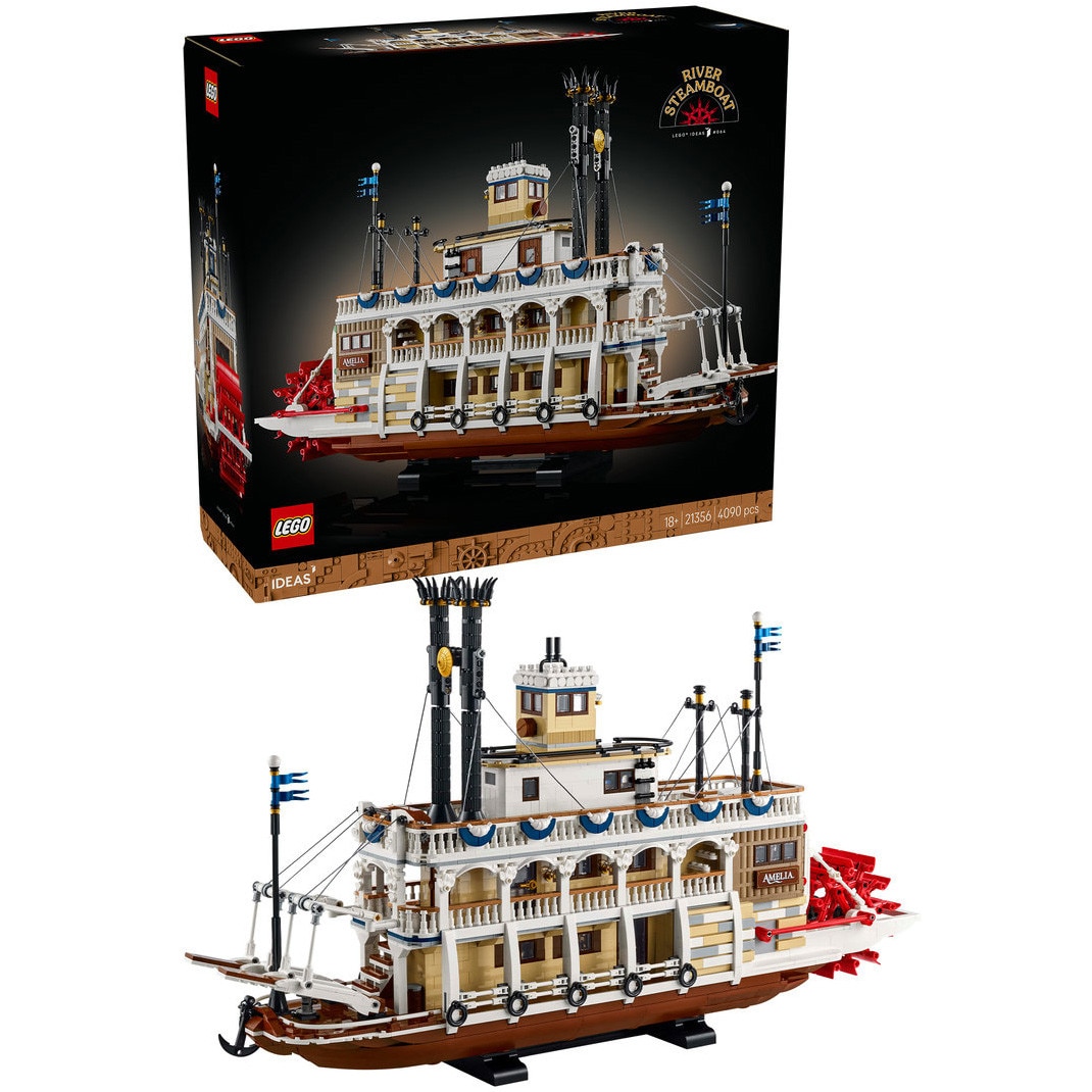 LEGO® Ideas - Barca cu aburi 21356, 4090 piese
