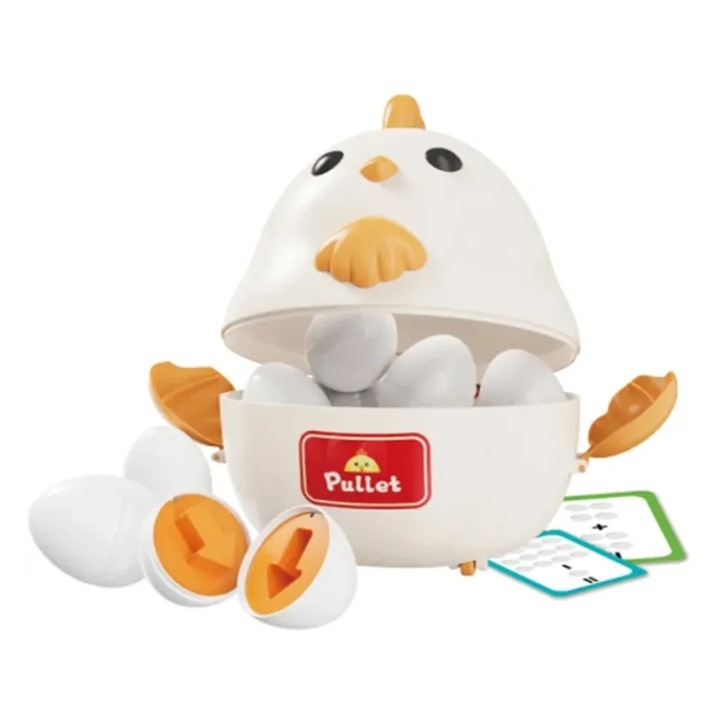 Kidsbele Montessori oktatójáték, interaktív, többszínű, 20.3x18.3x18.3cm