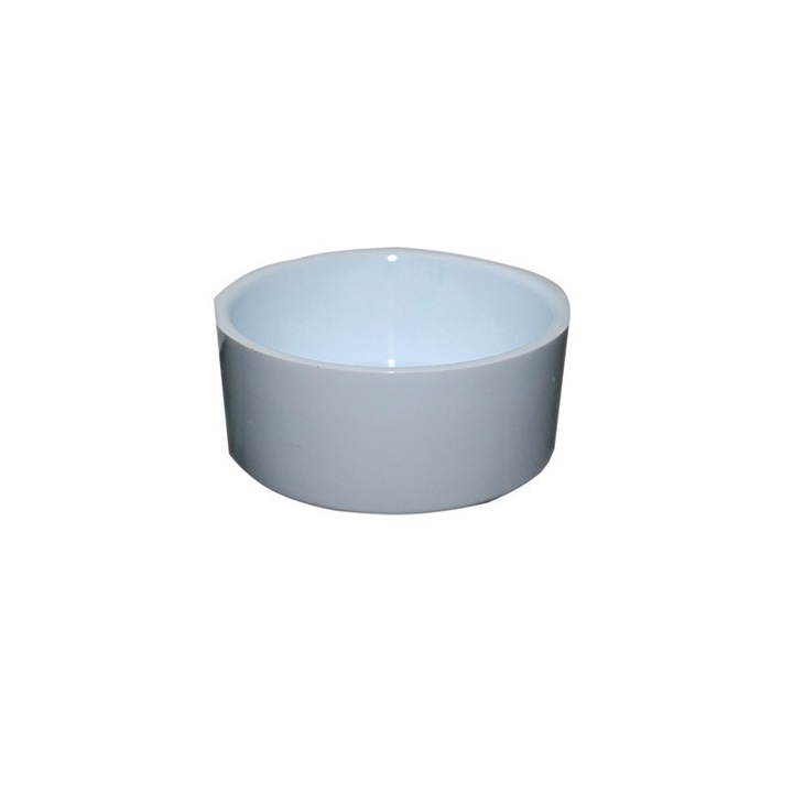 Hranitoare rotunda pentru pasari, Plastic, 5 cm, Alb