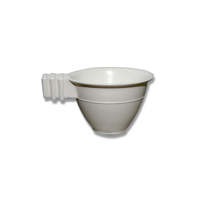 Hranitoare pentru pasari, tip ou, Alb