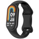 Curea de schimb pentru Xiaomi Mi Band 8 / 9 / 10 – silicon moale, cleme metalice, prindere rapida, negru