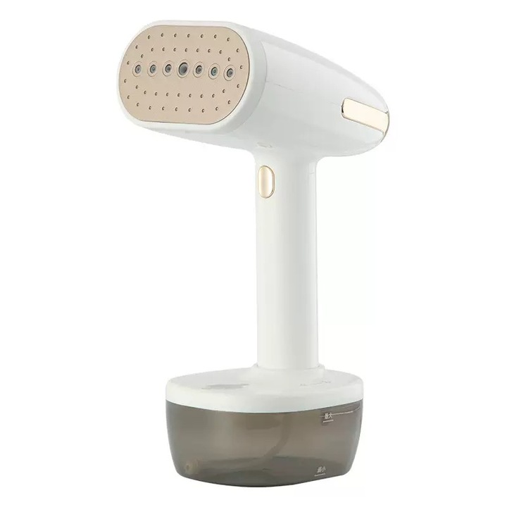 Hordozható kerámia gőzölős vasaló, 1800 W, fehér, 350 ml, 30 g/perc