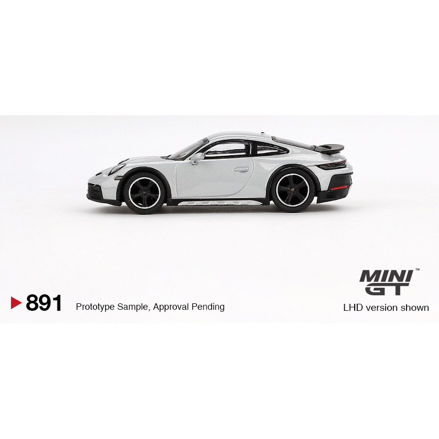 Porsche 911 Dakar 1/64 Mini GT – Modellino Pressofuso Grigio Ghiaccio Metallizzato – MGT00891 - Foto 1