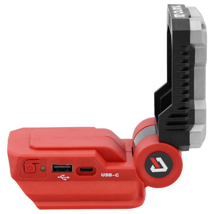 YATO Lampa de lucru compatibil cu acumulator Li-Ion 18V, 500 lm