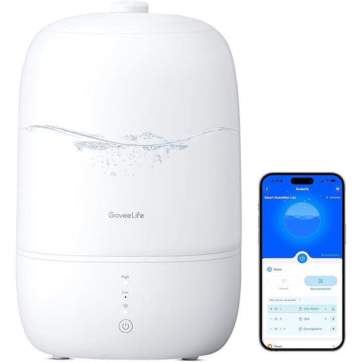 Umidificator de aer cu ultrasunete, 50W, 16 litri, Powermat