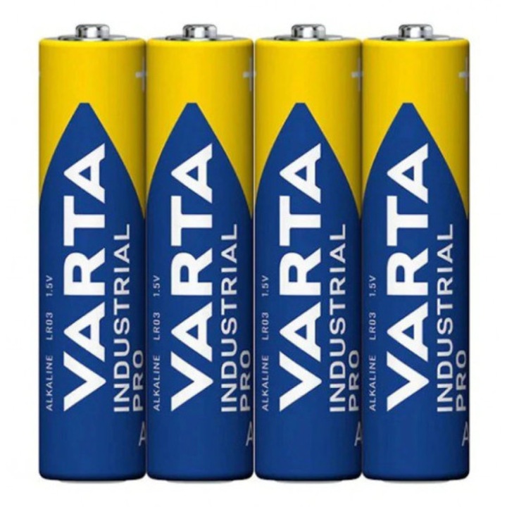 Baterie Varta Industrial Pro AA, 4 bucati