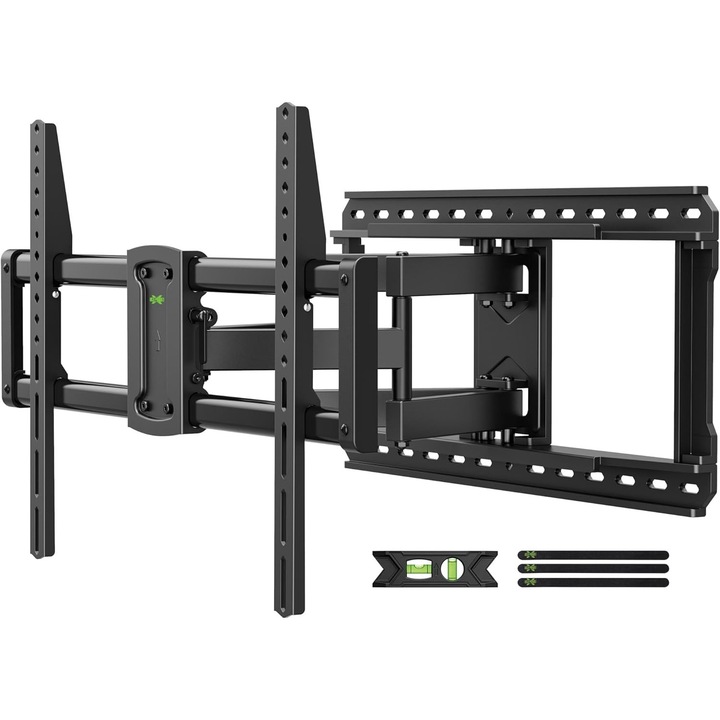 Стенна стойка за телевизор, Въртяща се, Vesa 200x100 – 600x400, Диагонал 37”- 90” (106 - 254 см), Макс. 68 кг - CN