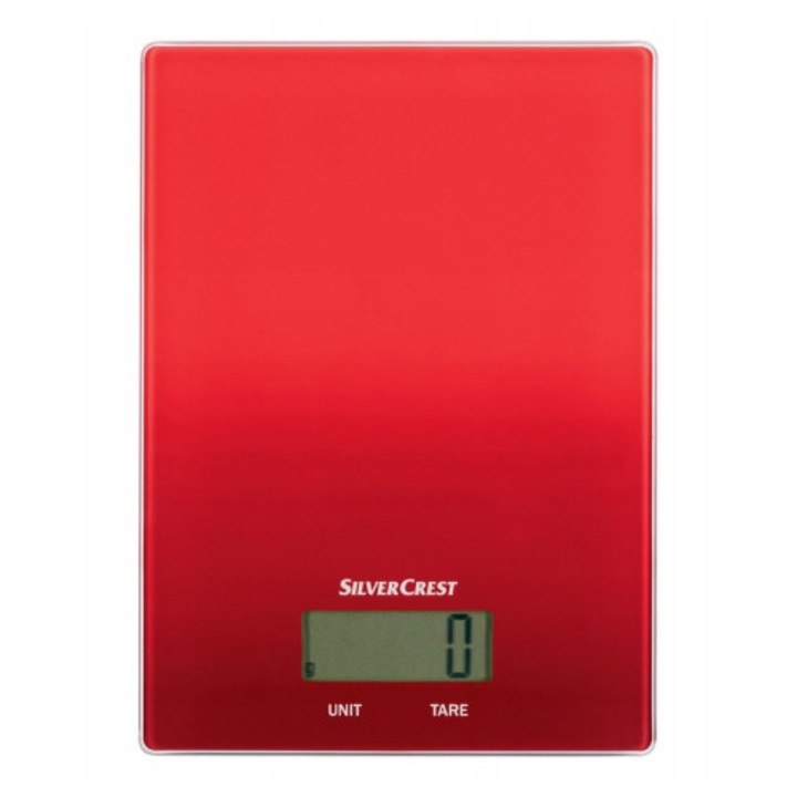 Везна за кухня Silvercrest, червена