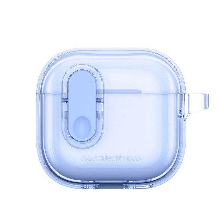 Carcasa AmazingThing Minimal compatibila cu Apple AirPods 4, Ultramarine