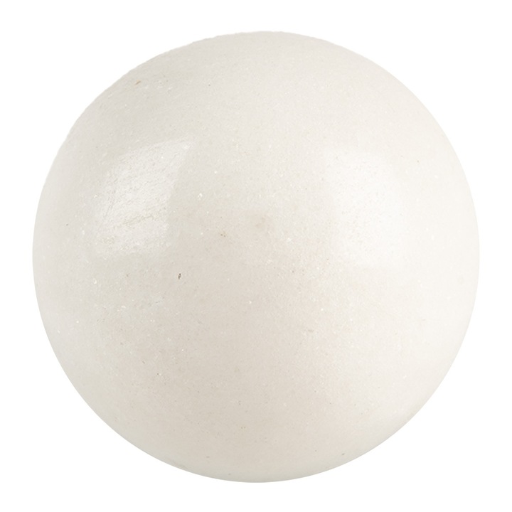 Set 2 butoni mobilier ceramica alba Ø 3x3 cm / S4 cm