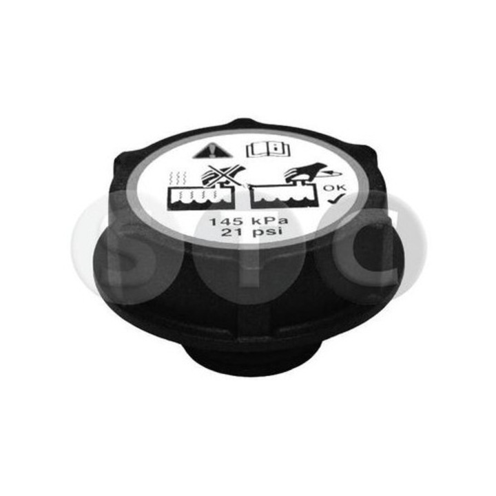 STC hűtőtágulási tartály, 1,5 bar nyomás, 0,04 kg súly, többszínű