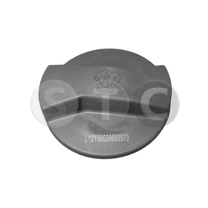 STC hűtőtágulási tartály, 63 mm átmérőjű, 38 mm magas, kék