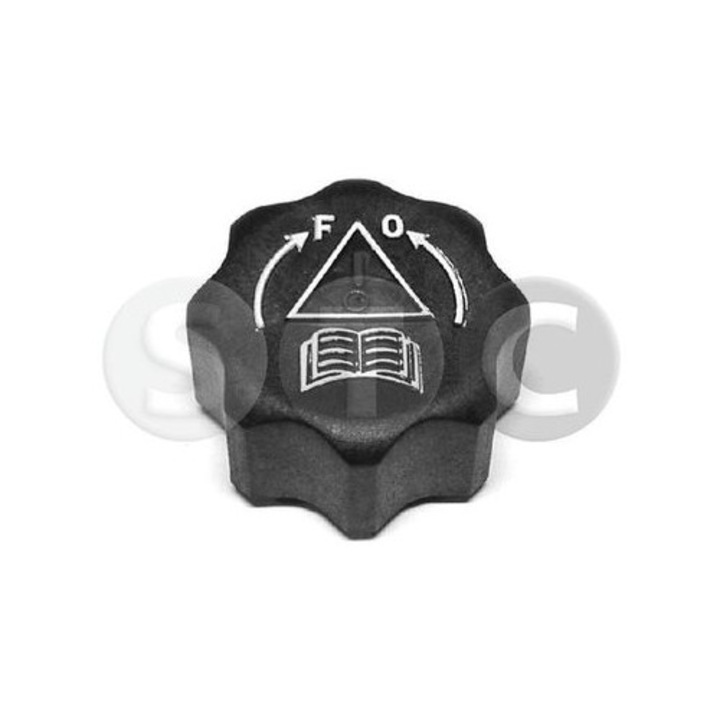 Dugó, STC tágulási tartály, fekete, 60x27mm