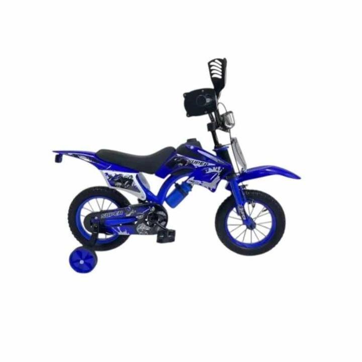 Cross Motor gyerek bicikli, hanghatásokkal, 16", piros - Kék