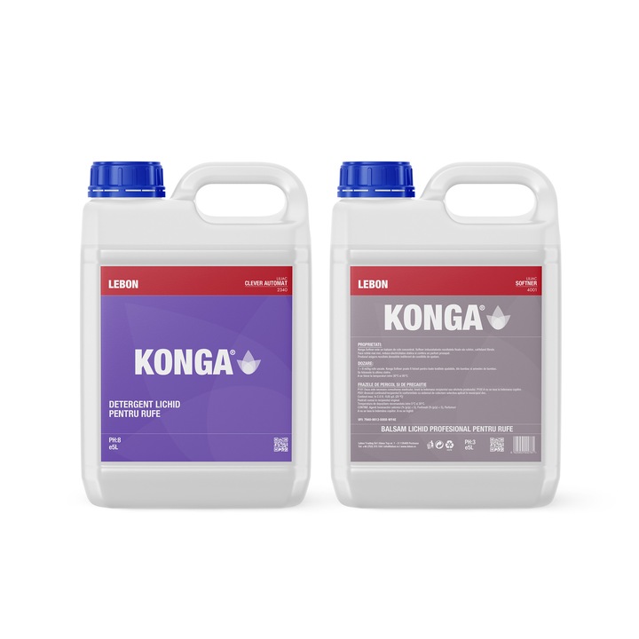 Комплект за пране: Течен перилен препарат Lilac Flowers 5 л + Омекотител Lilac Flowers 5 л, Автоматичен, 110 пранета