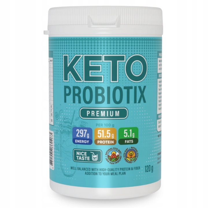 KETO PROBIOTIX PROBIOTIC supliment alimentar pentru pierderea in greutate 120g