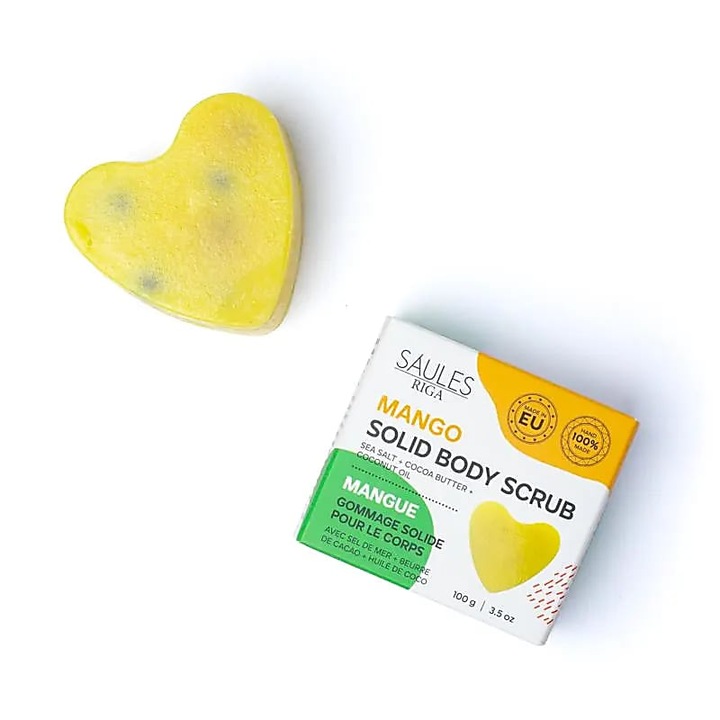 Натурален ексфолиращ сапун с манго, Saules Riga, 100 гр.