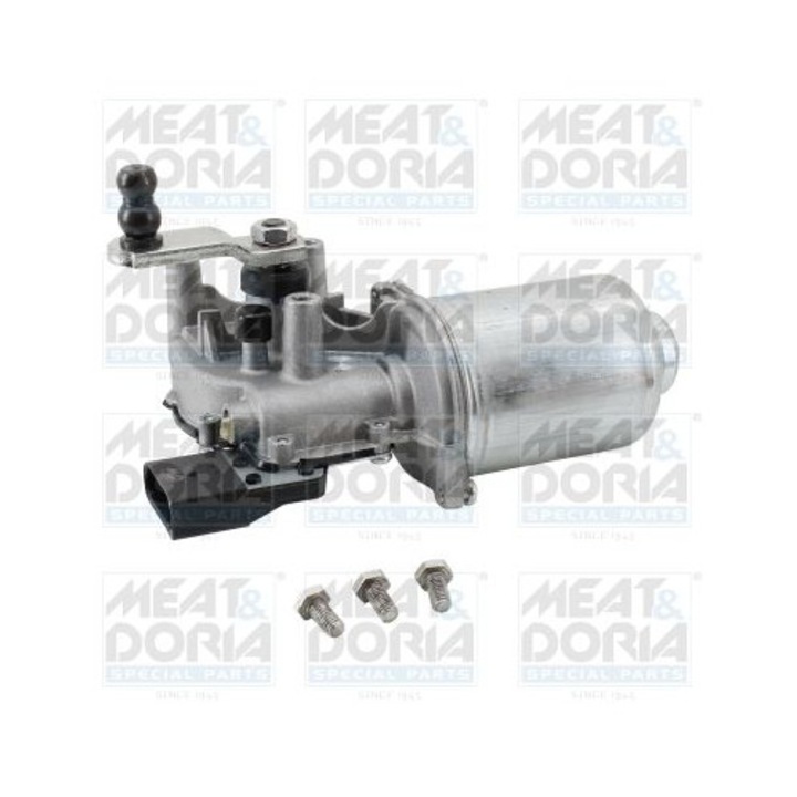 Ablaktörlő motor MEAT & DORIA 27219, 12V, elöl