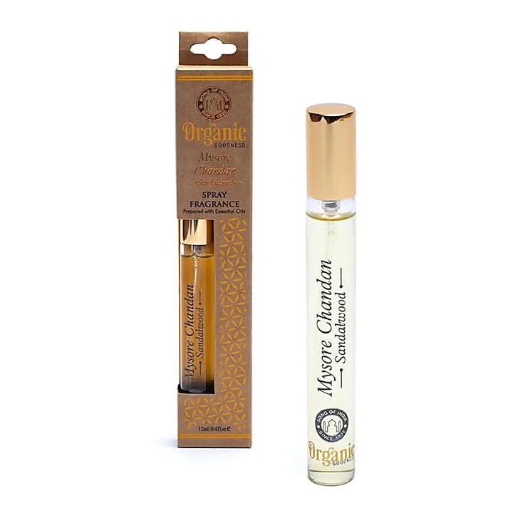 Spray 100% natural organic, Aroma Santal, pentru curatarea energetica a spatiilor, 12 ml, Song of India
