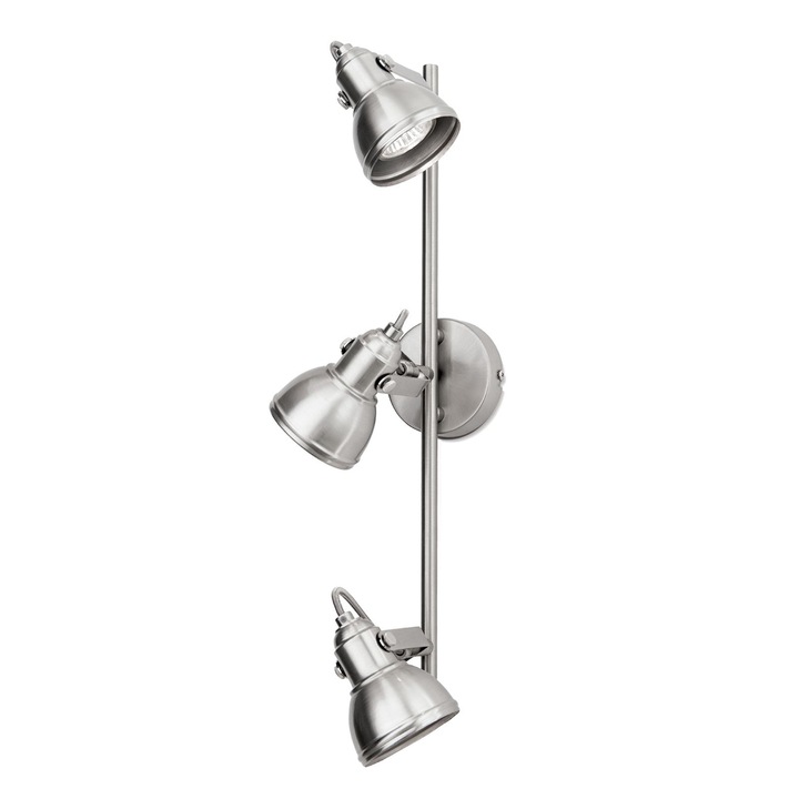 Таванна лампа STAGE, GU10 3x35W алуминий сатенено хромирано покритие, 48x9см IP20 ORION