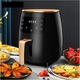 Friteuza cu Aer Cald Vivendo® S-18 Air Fryer fara ulei, 2400W, 6L, LCD Touch, 6 Programe Presetate, Timer, Temperatura Reglabila 50–200°C, Verde