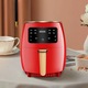 Friteuza cu Aer Cald Vivendo® S-18 Air Fryer fara ulei, 2400W, 6L, LCD Touch, 6 Programe Presetate, Timer, Temperatura Reglabila 50–200°C, Verde